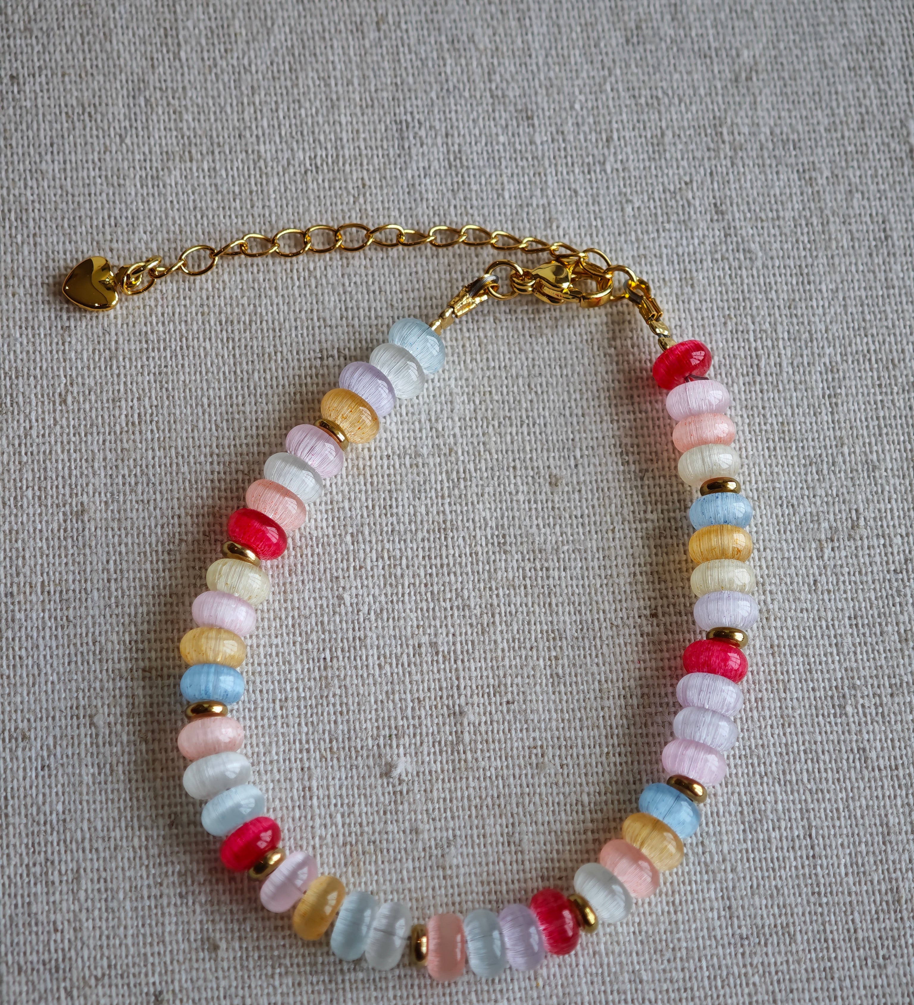 Rainbow Serenade Necklace & Bracelet Set